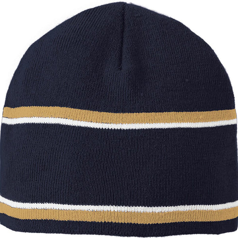 Holloway Engager Beanie (223832), Color 'Navy/Vegas Gold/White'
